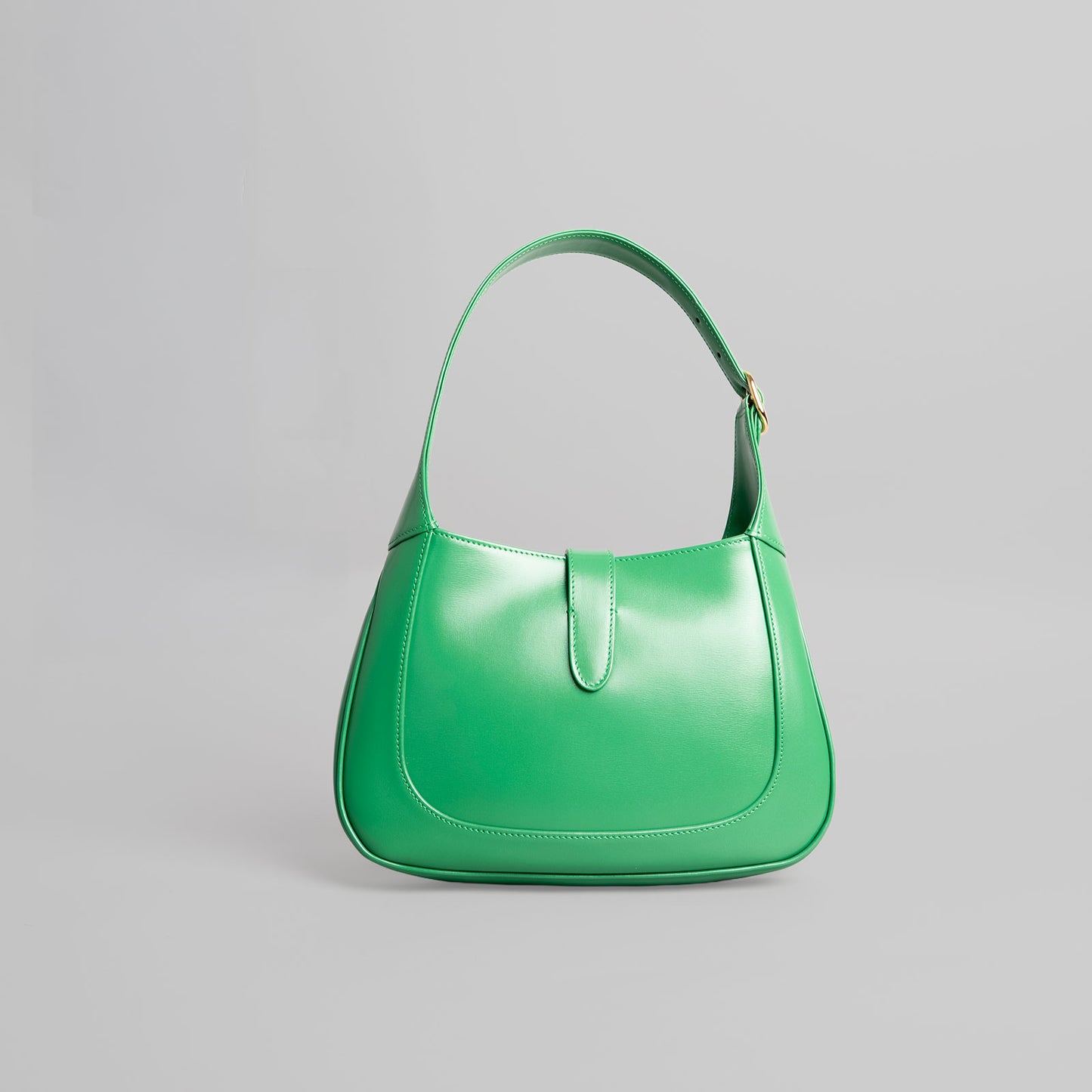 Sac à main en cuir GUCCI vert Jackie