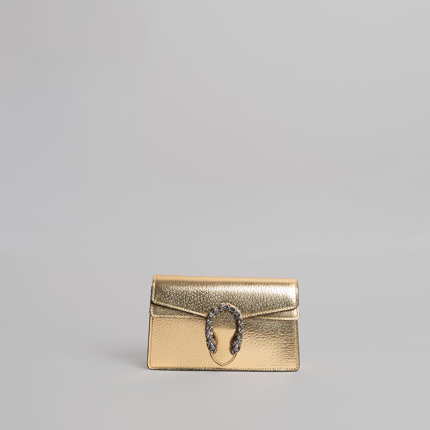 Sac à main en cuir GUCCI doré Dionysus