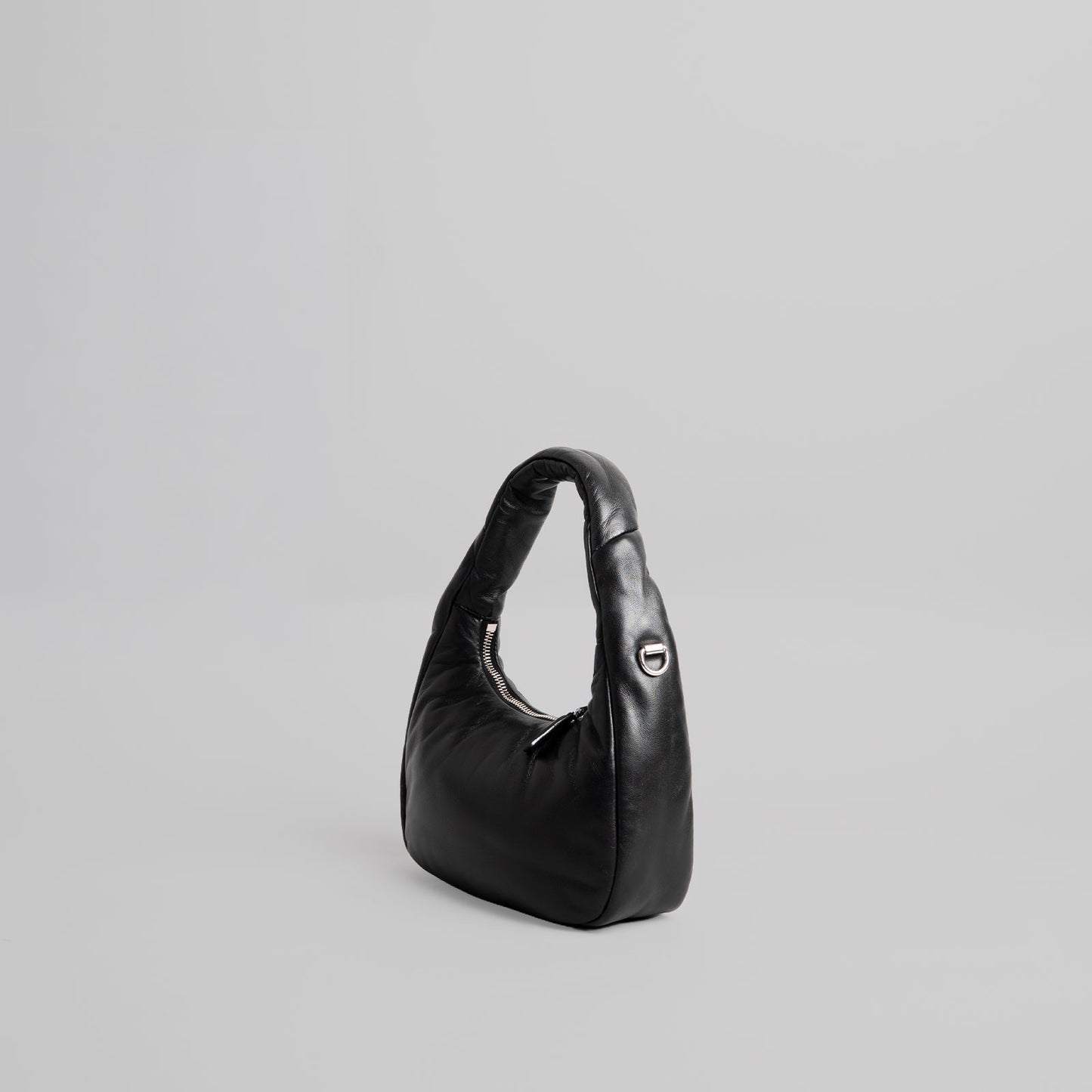Sac à main en cuir PRADA noir Solf