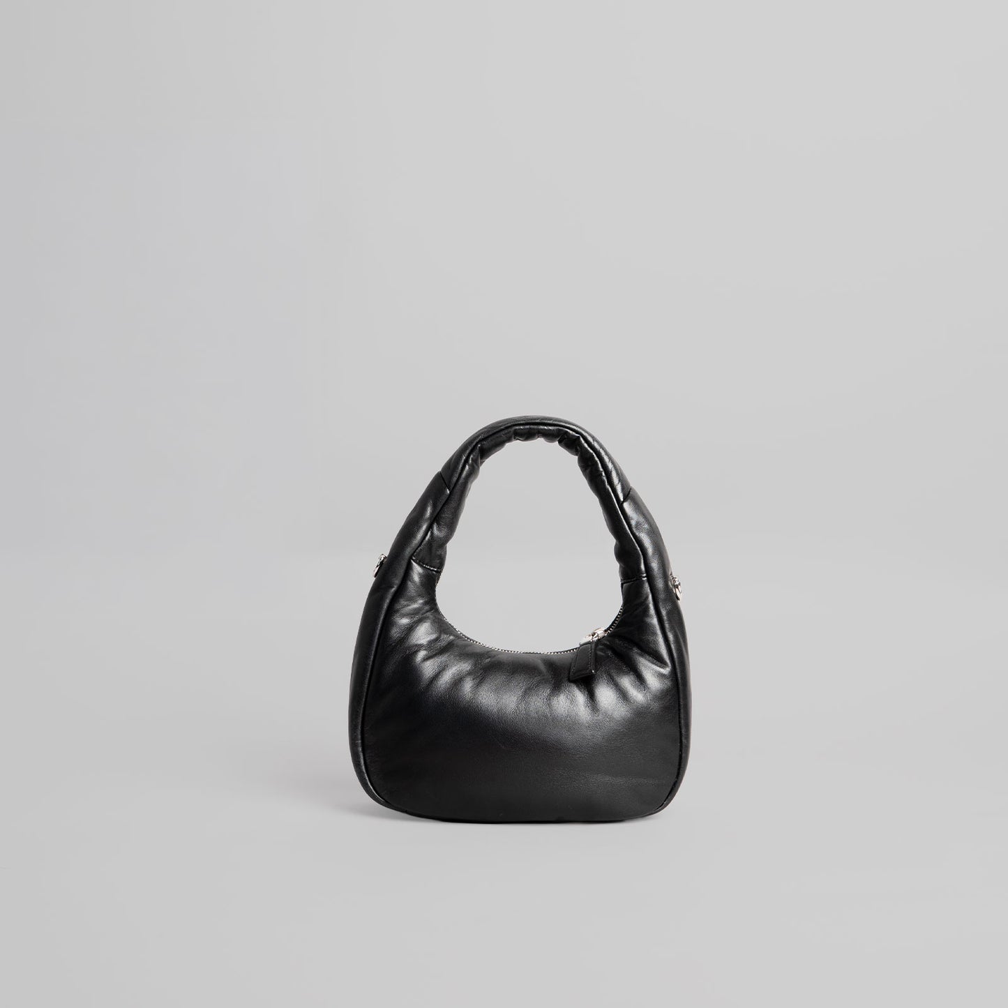Sac à main en cuir PRADA noir Solf