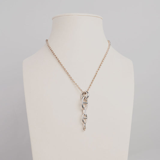 Collier en argent HERMÈS argenté