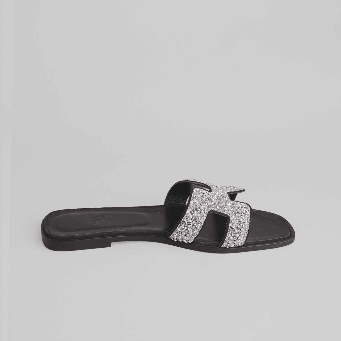 Mules oran strass HERMÈS 41 noir