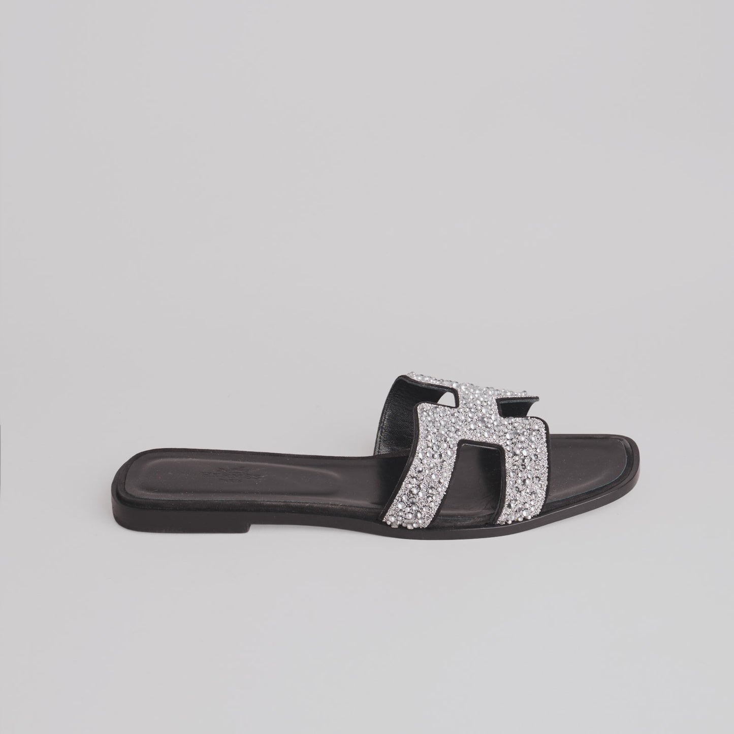 Mules oran strass HERMÈS 41 noir