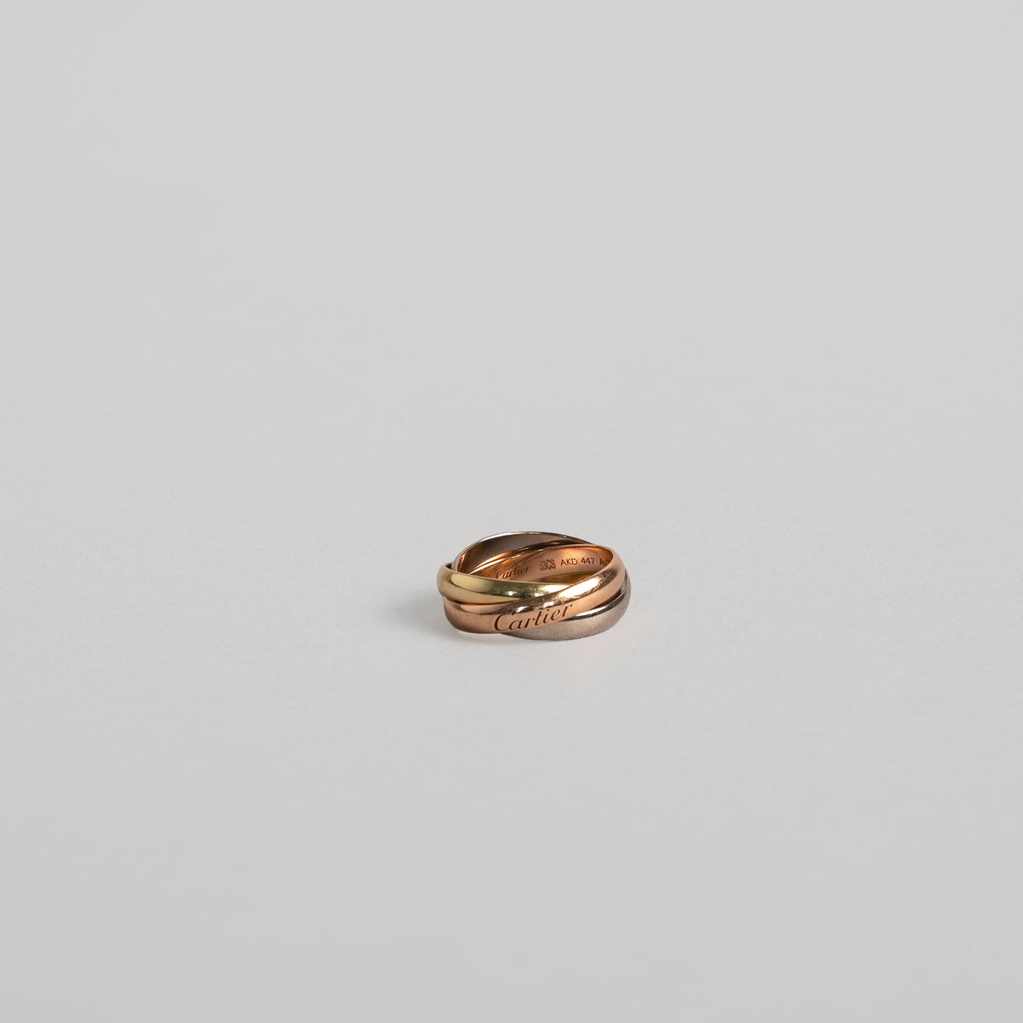 Bague en or CARTIER jaune Trinity 3 ors 7,33gr 750/1000