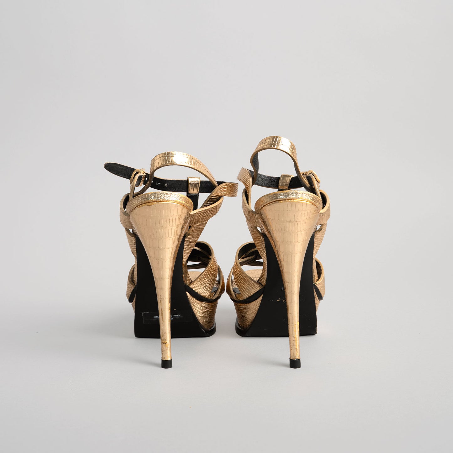 Sandales en cuir YVES SAINT LAURENT 36