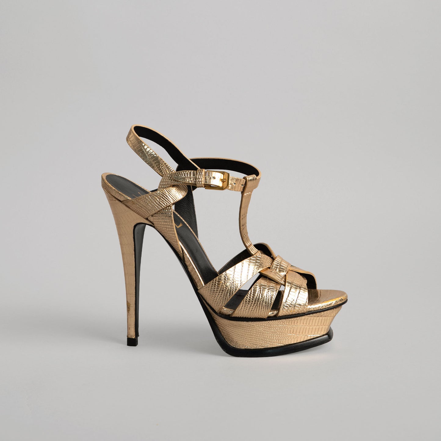 Sandales en cuir YVES SAINT LAURENT 36