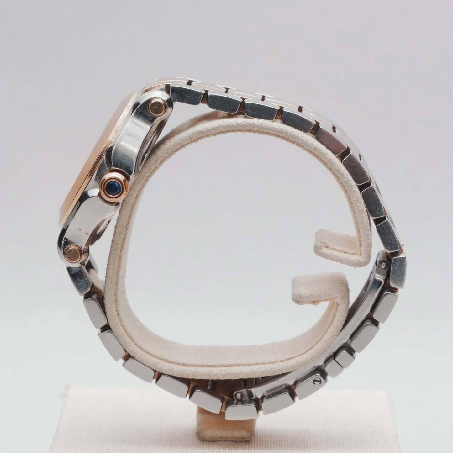 Montre avec diamant happy sport  CHOPARD rouge