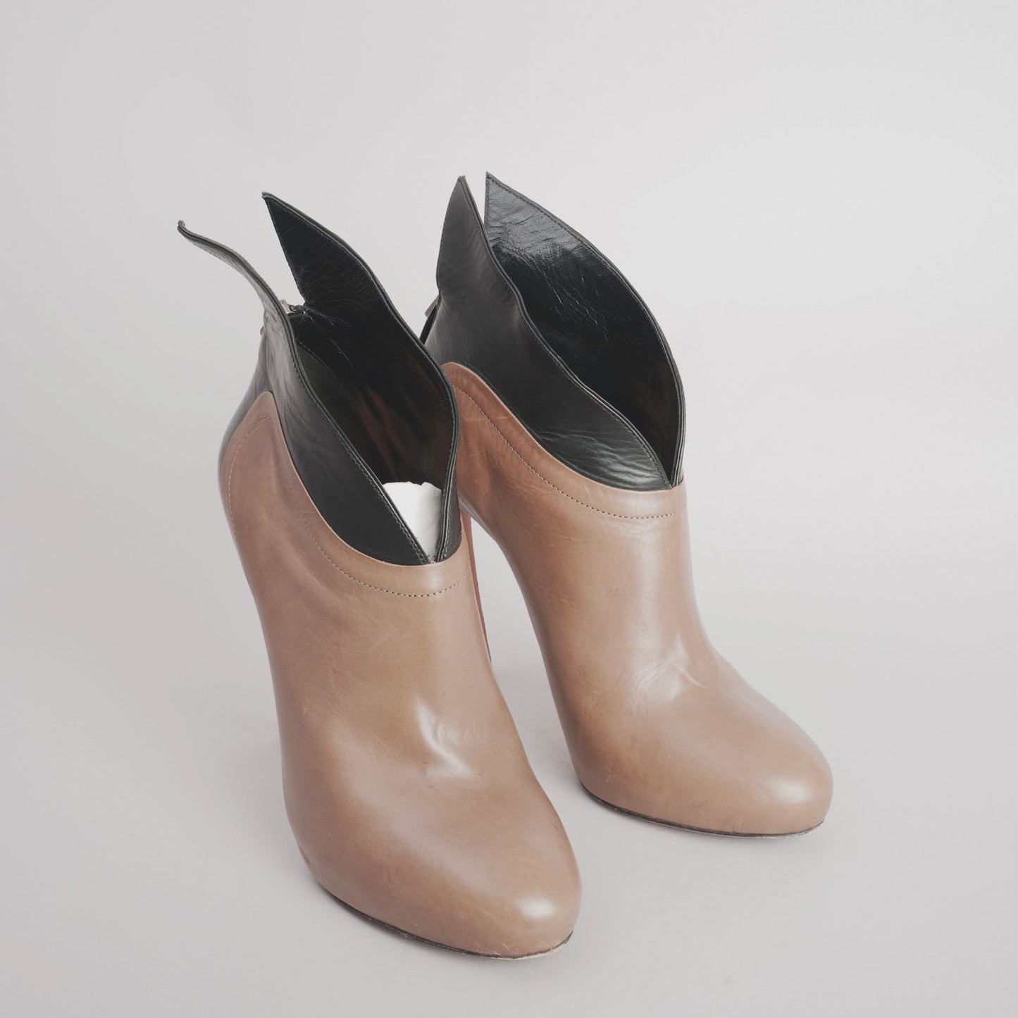 Bottes ALAIA 39 écru / noir