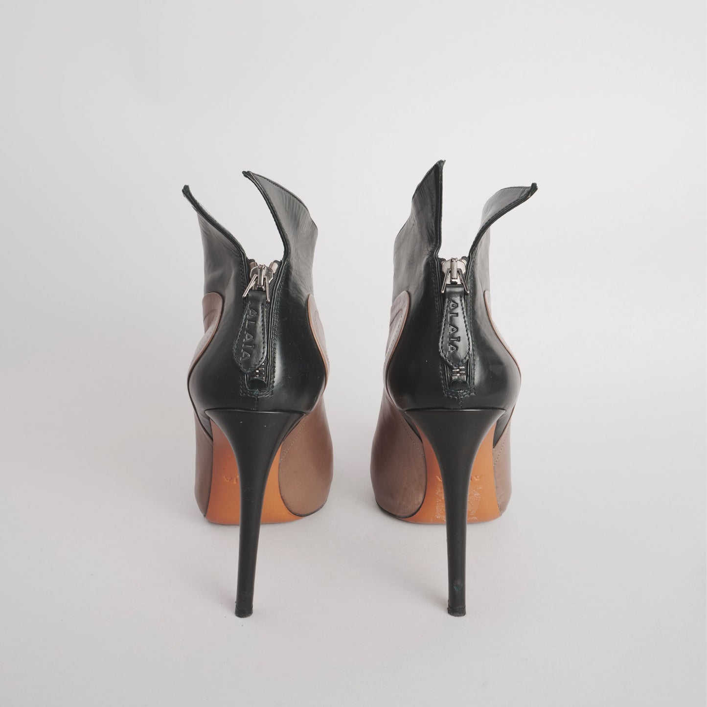 Bottes ALAIA 39 écru / noir