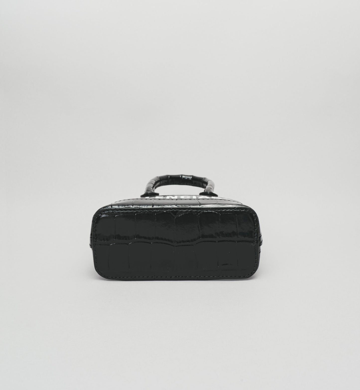 Sac Balenciaga Mini Bolide - Cuir Croco Noir