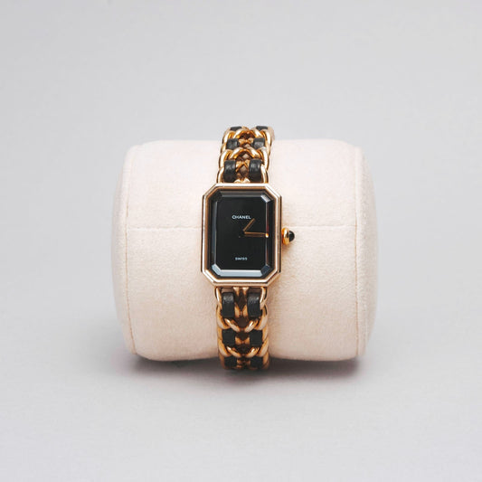 Montre première doré CHANEL noir